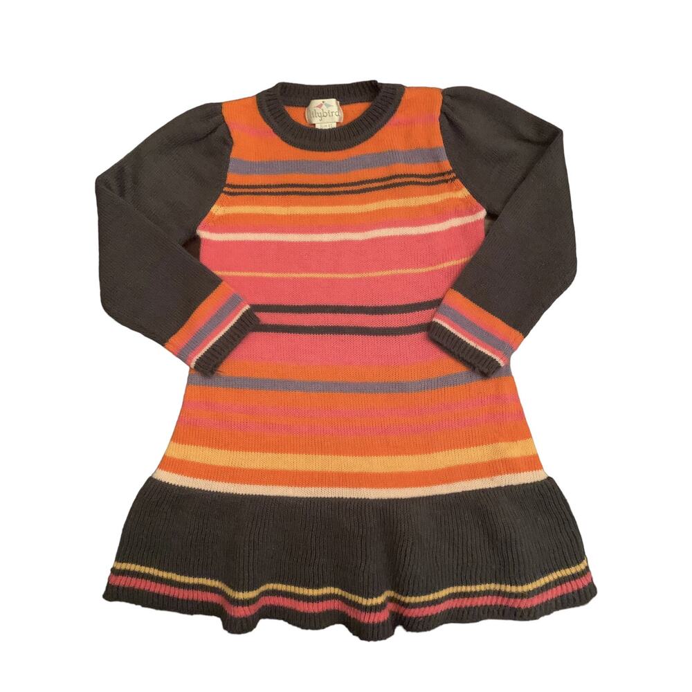 Lily bird VGUC Boutique Striped Sweater Dress. Size 4t